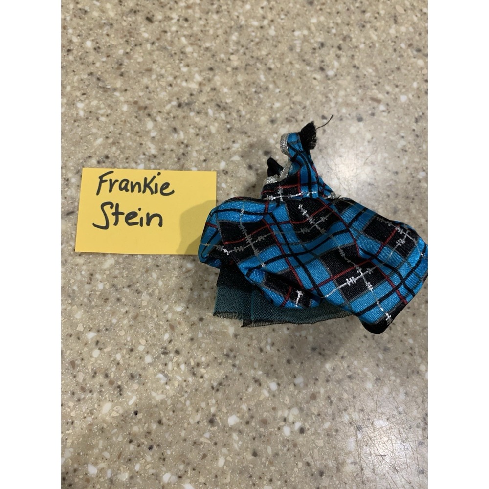 Monster High Frankie Stein Sweet 1600 Blue Plaid Replacement Dress